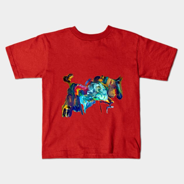 Pegasus Kids T-Shirt by Lavott4Art